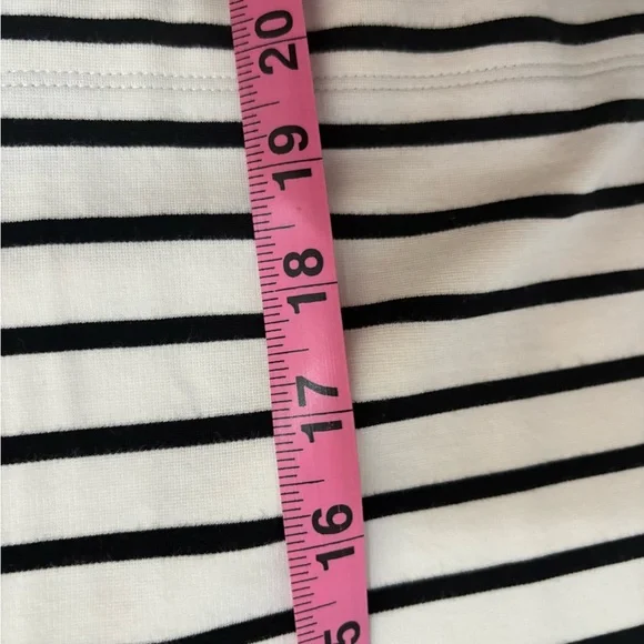 CLUB MONACO Perfect Black And White Stripe Tank SZ Medium - Picture 6 of 8